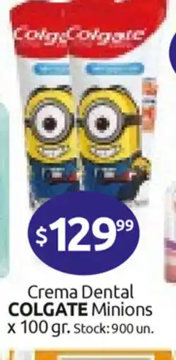 Cordiez Colgate Crema Dental Minions oferta