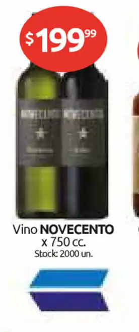Cordiez Novecento Vino x 750 cc oferta