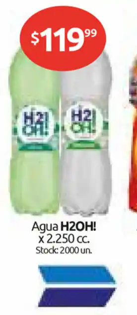 Cordiez H2OH! Agua oferta