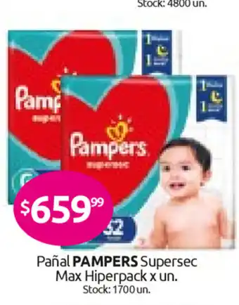 Cordiez Pampers Pañal Supersec oferta