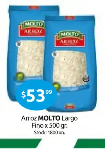 Cordiez Molto Arroz Largo Fino x 500 gr oferta