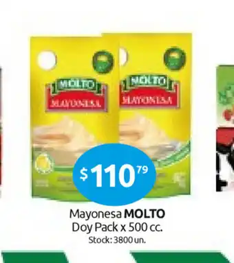 Cordiez Molto Mayonesa Doy Pack x 500 cc oferta