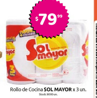 Cordiez Sol Mayor Rollo de cocina x 3 un oferta