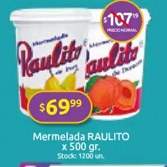 Cordiez Raulito Mermelada x 500 gr oferta