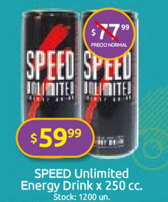 Cordiez Speed Unlimited Energy Drink x 250 cc oferta