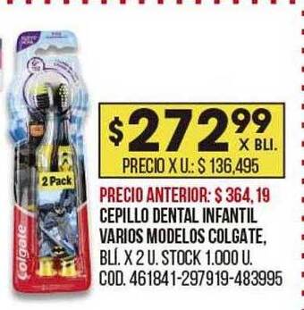 Coto Cepillo dental infantil varios modelos colgate oferta