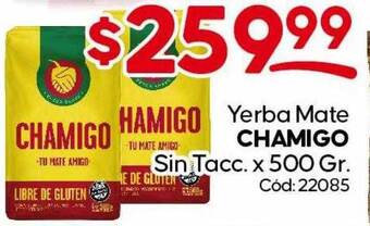 Diarco Yerba mate chamigo sin tacc. oferta