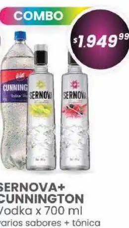 Servnova + cunnington vodka