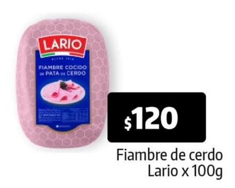 Autoservicio Capo Fiambre de Cerdo Lario x 100g oferta