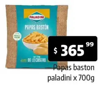 Autoservicio Capo Papas Baston Paladini x 700g oferta