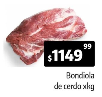 Autoservicio Capo Bondiola de Cerdo x kg oferta