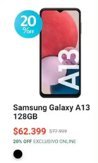 Claro Samsung Galaxy A13 128GB oferta