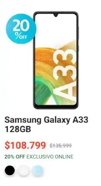Claro Samsung Galaxy A33 - 128GB oferta