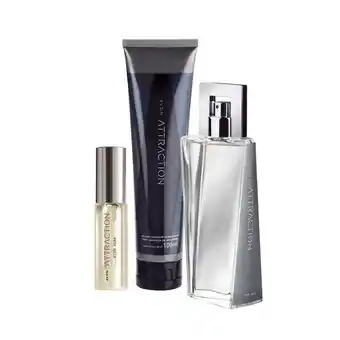 Avon Set x3 attraction him oferta