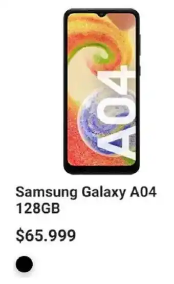 Claro Samsung Galaxy A04 - 128GB oferta