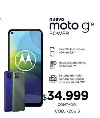 Coppel Moto G9 Power oferta
