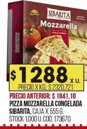 Coto Pizza mozzarella congelada sibarita oferta