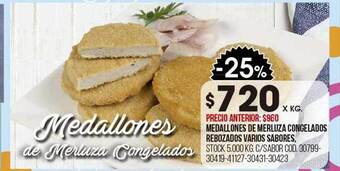 Coto Medallones de merluza congelados rebozados varios sabores oferta
