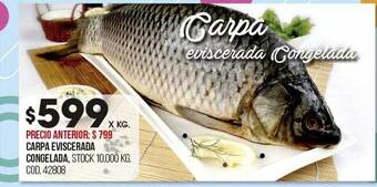 Coto Carpa eviscerada congelada oferta
