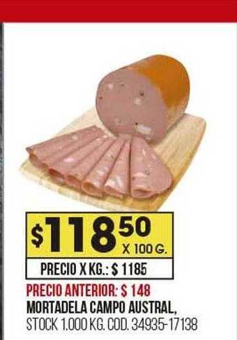 Coto Mortadela campo austral oferta
