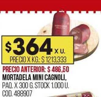 Coto Mortadela mini cagnoli oferta