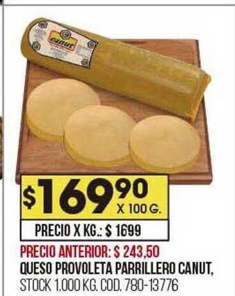 Coto Queso provoleta parrillero canut oferta