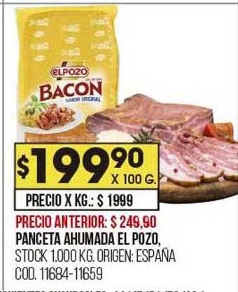 Coto Panceta ahumada el pozo oferta