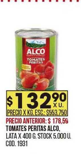 Coto Tomates peritas alco oferta