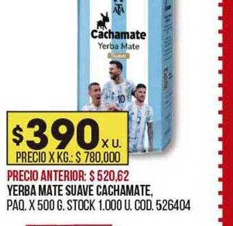 Coto Yerba mate suave cachamate oferta