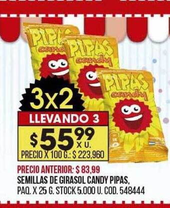 Coto Semillas de girasol candy pipas oferta