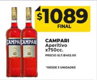 Supermayorista Vital Campari aperitivo oferta