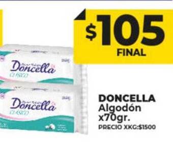 Supermayorista Vital Doncella algodón oferta