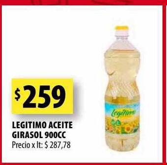 Punto Mayorista Legitimo aceite girasol oferta