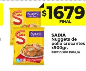 Supermayorista Vital Sadia nuggets de pollo crocantes oferta