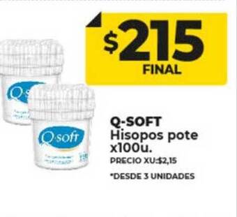 Supermayorista Vital Q-soft hisopos pote oferta