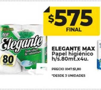 Supermayorista Vital Elegante max papel higiénico h s oferta
