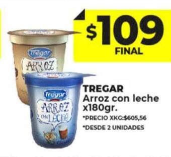 Supermayorista Vital Tregar arroz con leche oferta