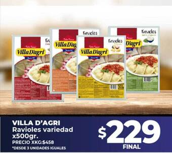 Supermayorista Vital Villa d'agri ravioles variedad oferta