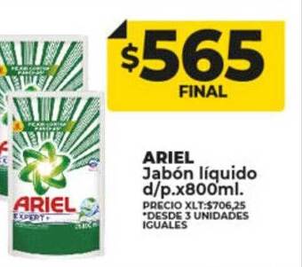 Supermayorista Vital Ariel jabón liquido d p oferta