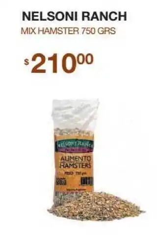 Mix Hamster 750gr Nelsoni Ranch