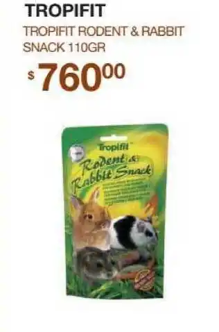 Tropifit Rodent & Rabbit Snack 110gr