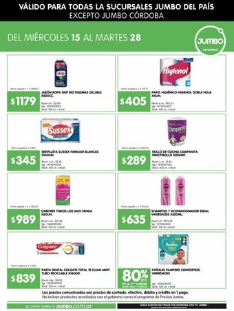 Jumbo Papel higiénico higienol oferta