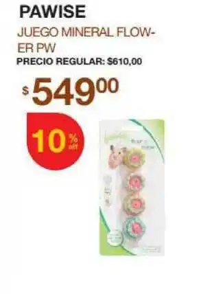 Juego Mineral Flower PW Pawise