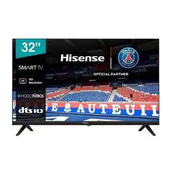 Coto Smart tv led hisense 32" hd 32a421gsv oferta