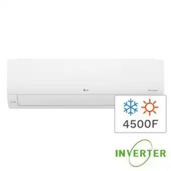 Frávega Aire acondicionado split frío/calor lg dualcool wi-fi s4-w18kl31a 4500f 5200w oferta