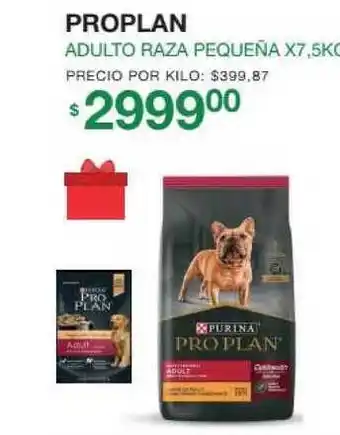 Puppis Proplan Adulto Raza Pequeña 7,5KG oferta