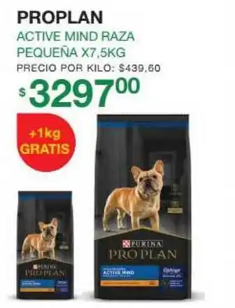 Puppis Proplan Active Mind Raza Pequeña 7,5KG oferta