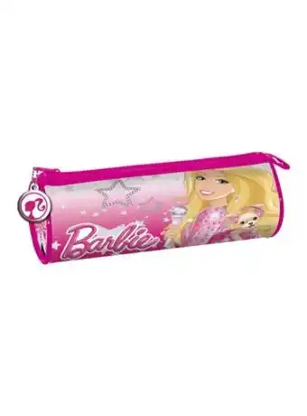 El Mundo del Juguete Cartuchera escolar tubo con cierre barbie modelo 4 oferta