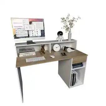 Maitess Escritorio home juvenil con repisa, cajon, estante 3049 oferta