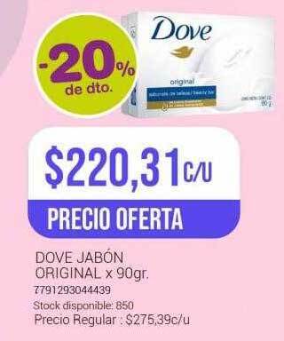 La Santé Dove jabón original oferta